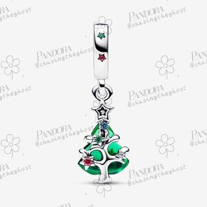 Pandora Sparkling Christmas Tree Dangle Charm